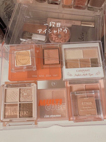 3段式クリアーケース/DAISO/その他化粧小物を使ったクチコミ(2枚目)