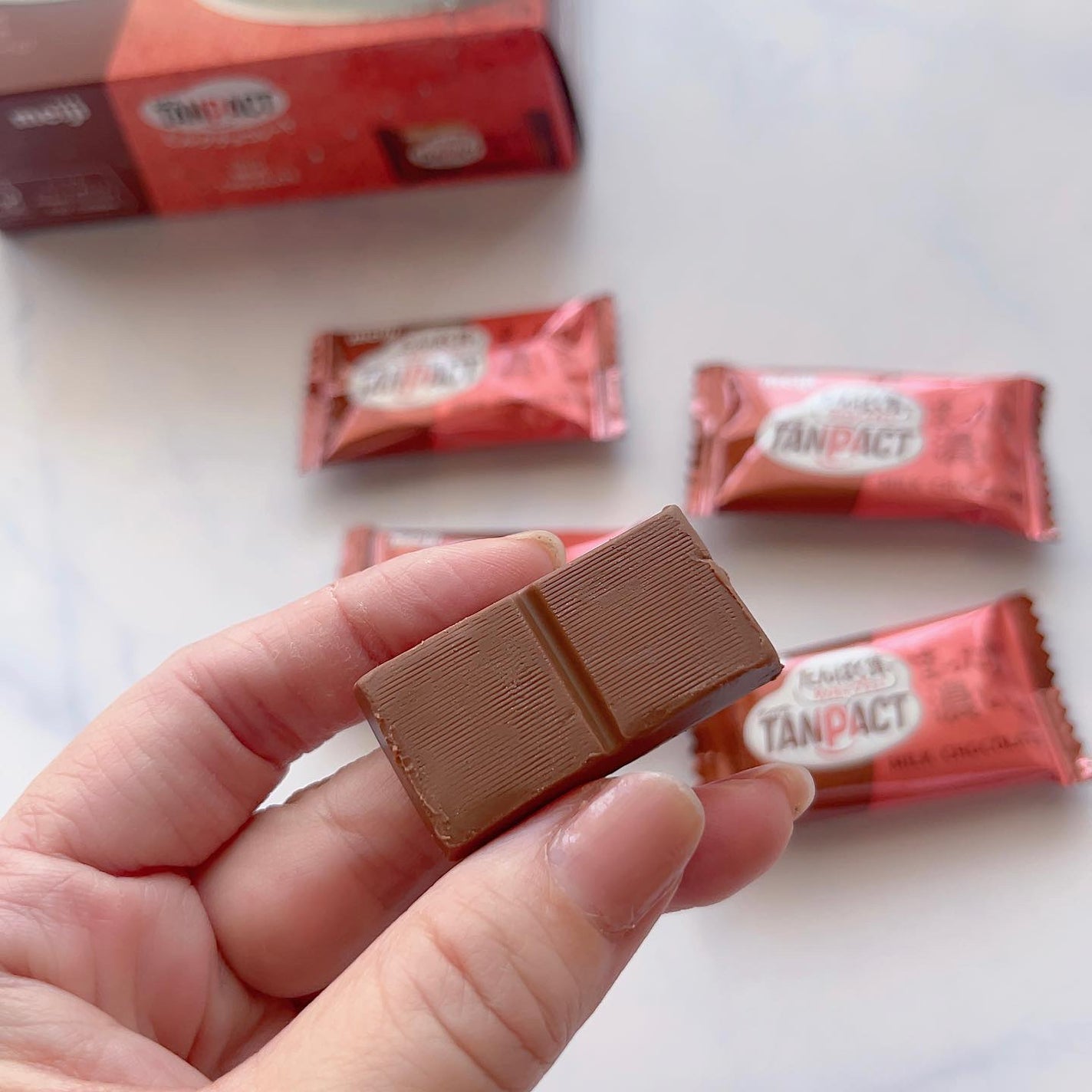 TANPACT ミルクチョコレート/明治/食品を使ったクチコミ(3枚目)