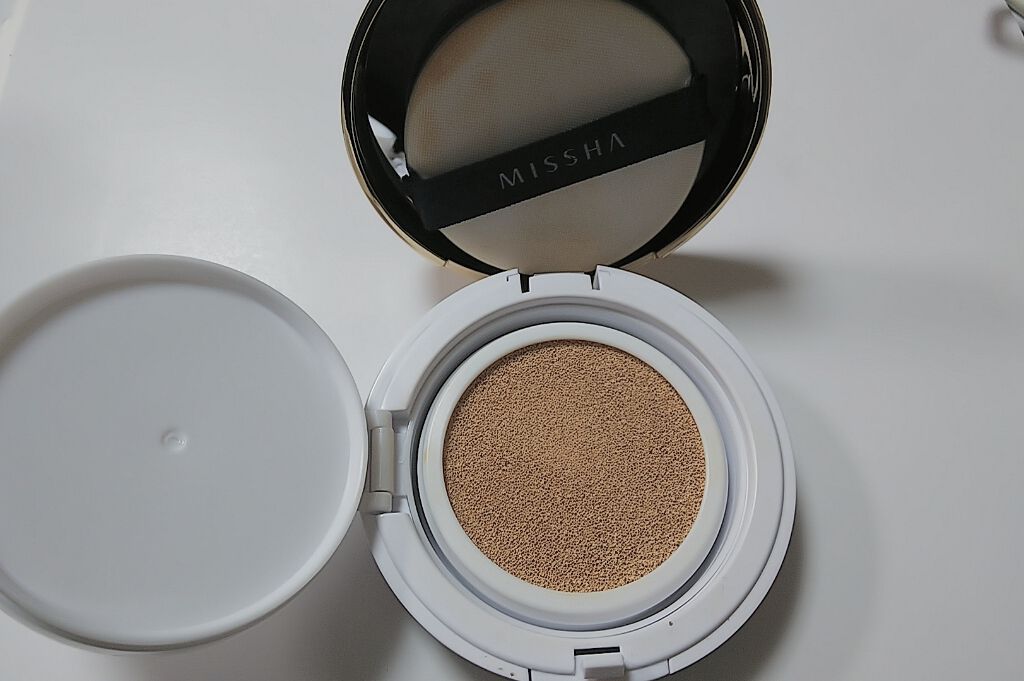 M クッション ファンデーション(モイスチャー)/MISSHA/クッションファンデーションを使ったクチコミ(2枚目)