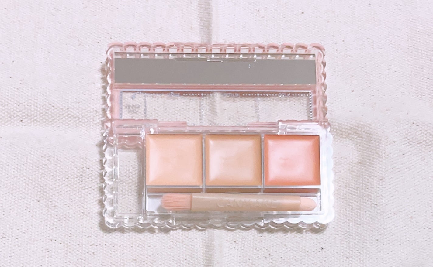 カラーミキシングコンシーラー/キャンメイク/パレットコンシーラーを使ったクチコミ(3枚目)