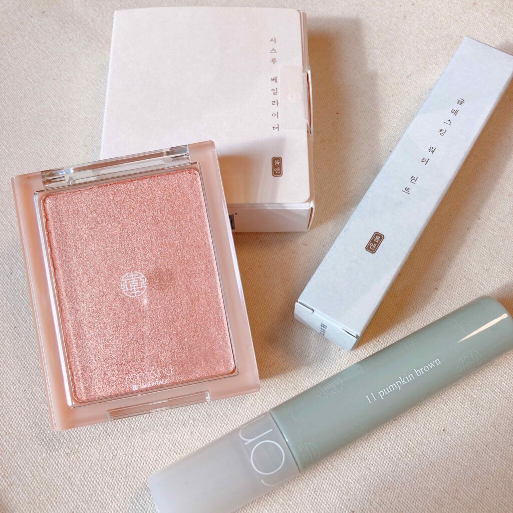 グラスティングウォーターティント/rom&nd/リップティントを使ったクチコミ(1枚目)