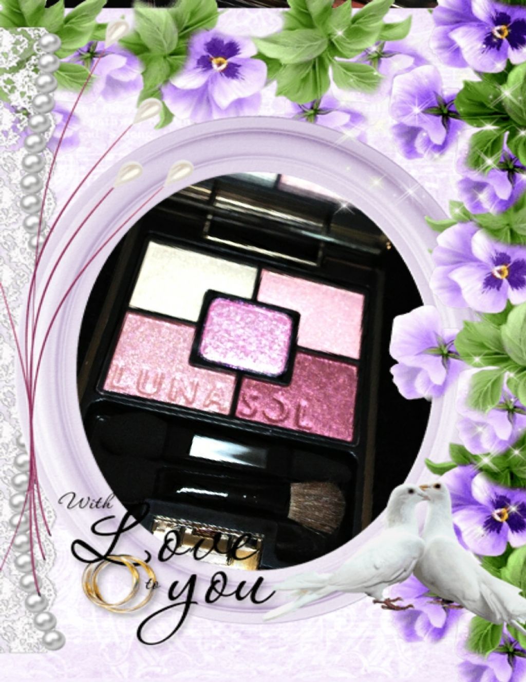 ジェミネイトアイズ 05 RB/LUNASOL/アイシャドウパレットを使ったクチコミ（1枚目）