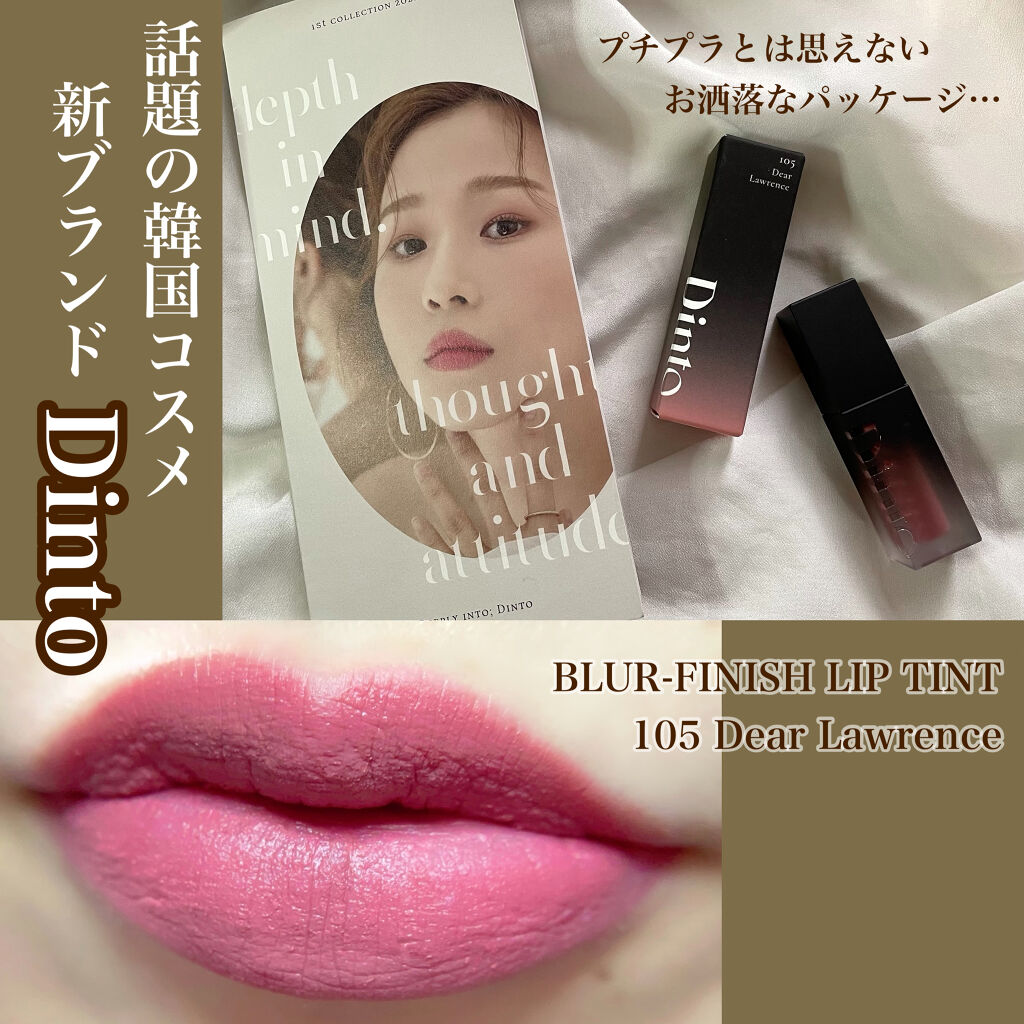 ブラーフィニシュリップティント/Dinto/リップティントを使ったクチコミ（1枚目）