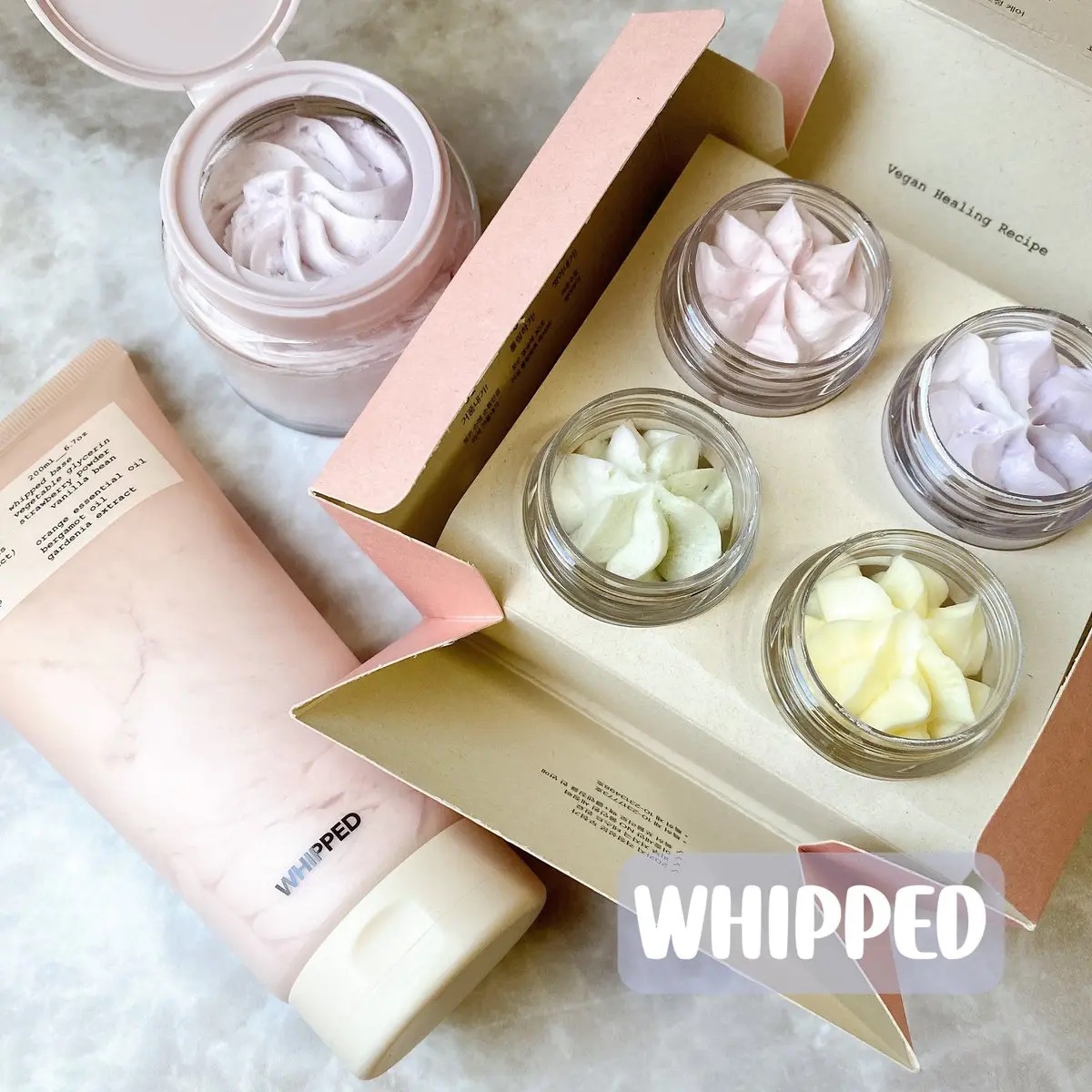 ホイップドヴィーガンパッククレンザーディスカバリーキット/WHIPPED/スキンケアキットを使ったクチコミ（1枚目）