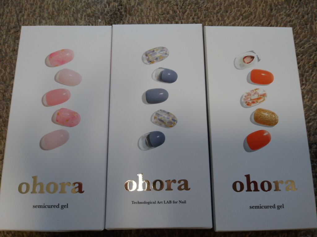 セミキュアジェルネイル(ペディキュア)/ohora/ネイルシールを使ったクチコミ（2枚目）