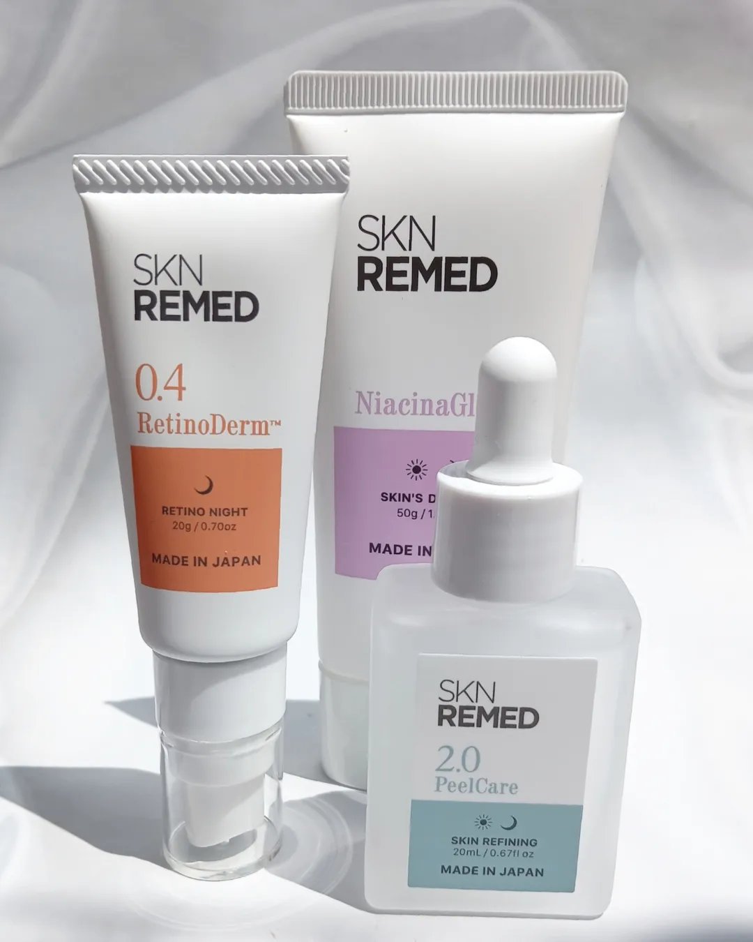 \美容皮膚科医が開発したステップアップスキンケア/

お肌の状態に合わせてグレードを選べるケアライン


#SKNREMED 


🩵 PeelCareSerum 2.0

▷ STEP1 角質ケア

▷1.0%,2.0%,3.0%の3段