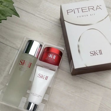 SK-II ピテラ  パワーキットのクチコミ「自分へのご褒美にSK-II♡
たまにはぷち贅沢も良いよね🥰

頑張った自分をいっぱい褒めて明日.....」（1枚目）