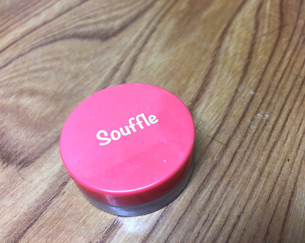 スフレチーク Souffle/DAISO/ジェル・クリームチークを使ったクチコミ（1枚目）