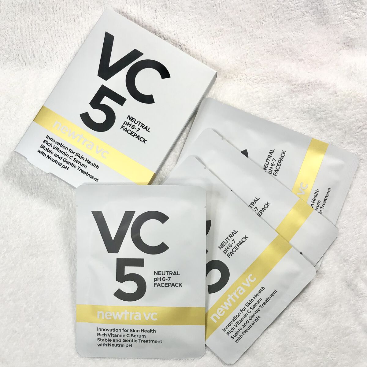 newtra VC 5 フェイスマスク/newtra vc/シートマスク・パックを使ったクチコミ（2枚目）