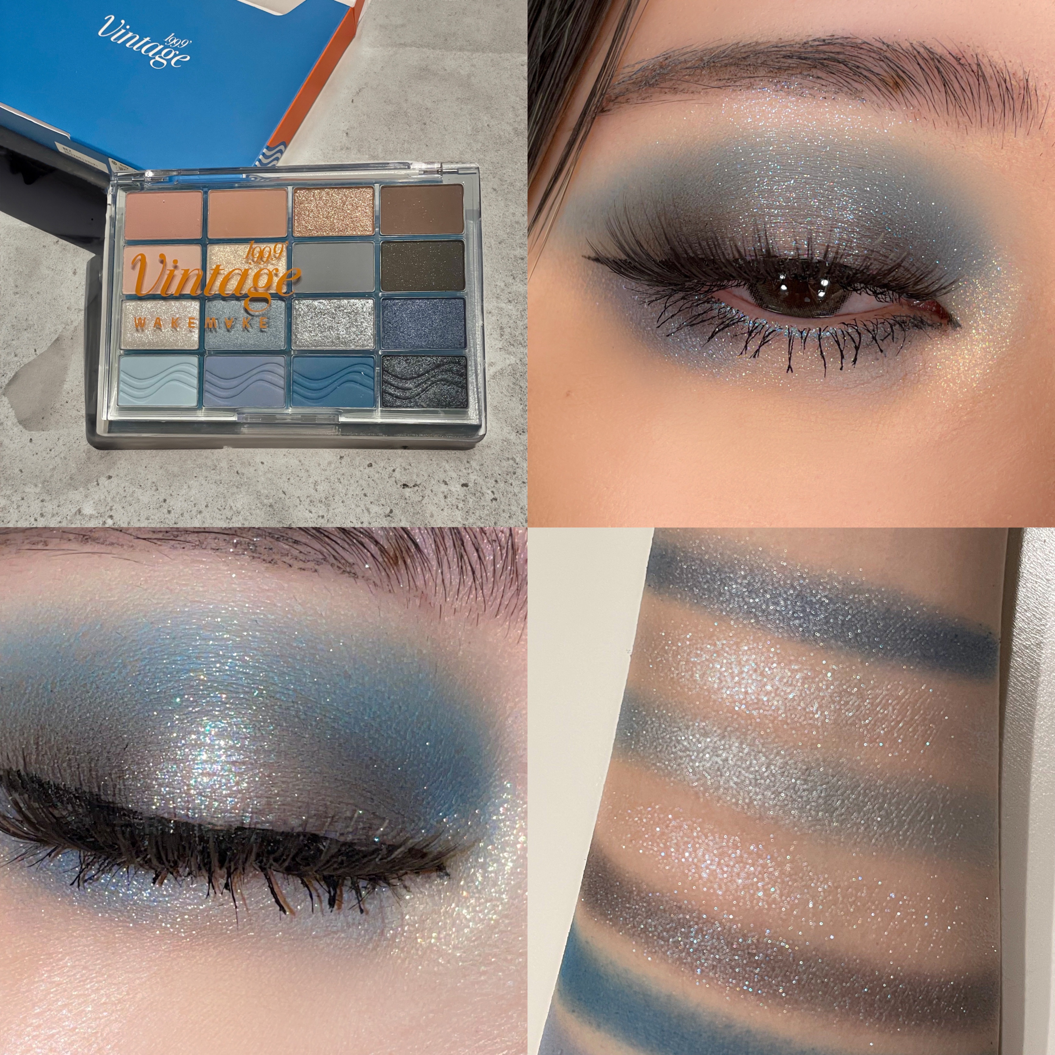 ソフトブラーリングアイパレット/wakemake/アイシャドウパレットを使ったクチコミ（1枚目）