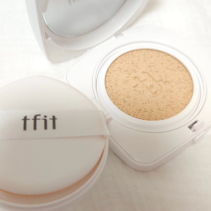 レイヤリングフィットカバークッションEX/TFIT/クッションファンデーションを使ったクチコミ(1枚目)