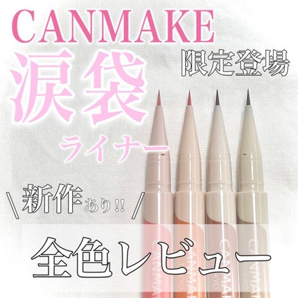 3wayスリムシェードライナー/キャンメイク/リキッドアイライナーを使ったクチコミ(1枚目)