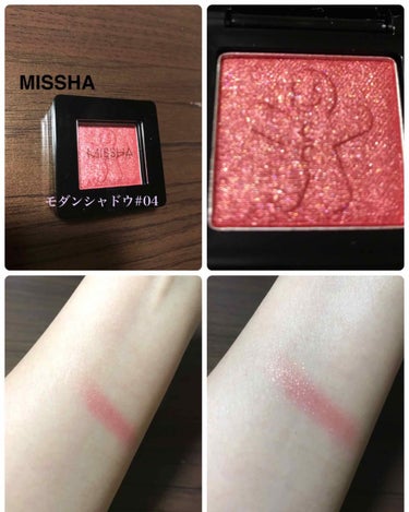 MISSHA モダンシャドウ
発色もラメ感も最高です！
私の下手くそな写メでは伝わらない…！
