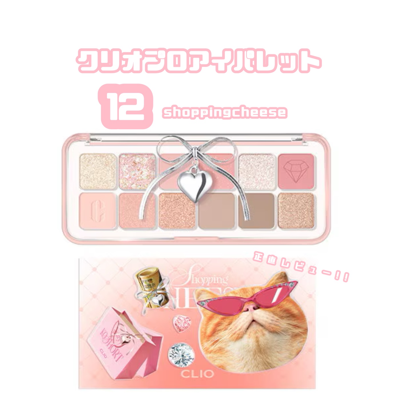 プロ アイ パレット エアー/CLIO/アイシャドウパレットを使ったクチコミ（1枚目）