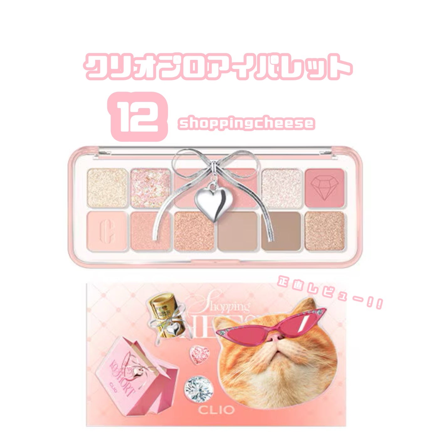 プロ アイ パレット エアー/CLIO/アイシャドウパレットを使ったクチコミ(1枚目)