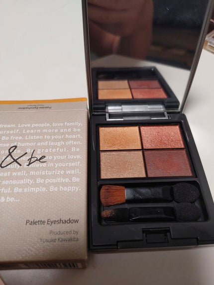パレットアイシャドウ/&be/アイシャドウパレットを使ったクチコミ(1枚目)