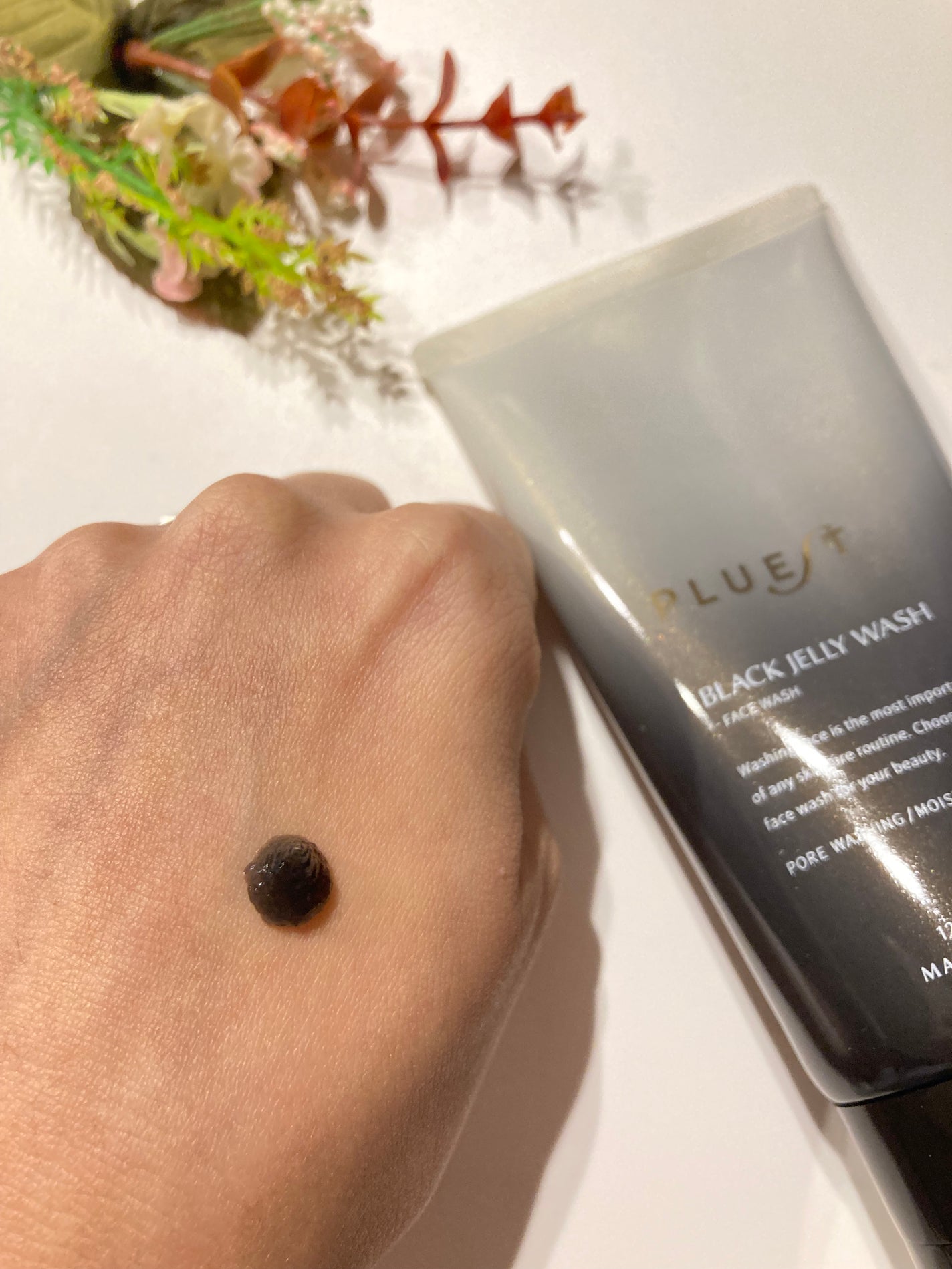 BLACK JELLY WASH(ブラックジェリーウォッシュ)/PLUEST/その他洗顔料を使ったクチコミ(2枚目)