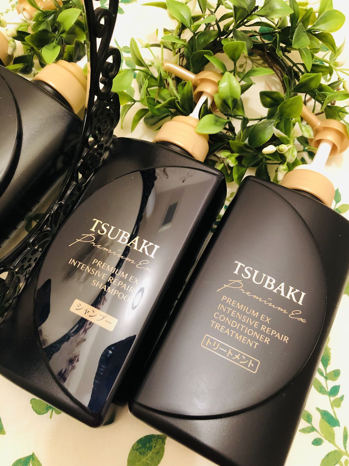 プレミアムＥＸ インテンシブリペア ＜シャンプー＞／コンディショナー＜ヘアトリートメント＞ /TSUBAKI/市販シャンプーを使ったクチコミ（1枚目）