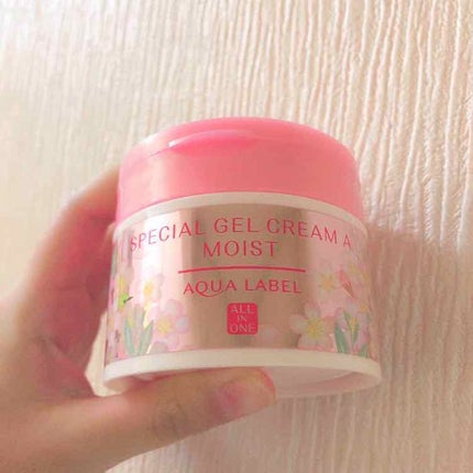 スペシャルジェルクリーム(モイスト)/アクアレーベル/オールインワン化粧品を使ったクチコミ(1枚目)