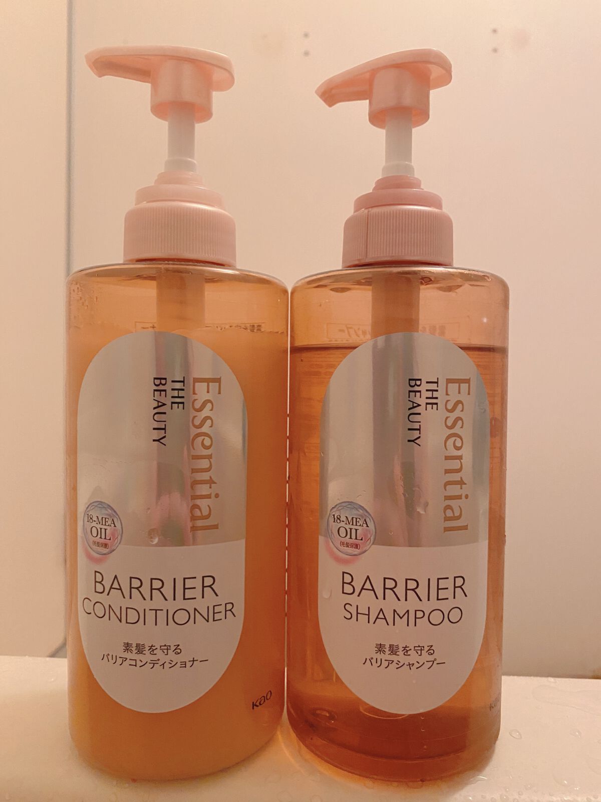 ザビューティ 髪のキメ美容素髪を守る バリアシャンプー/コンディショナー/エッセンシャル/シャンプー・コンディショナーを使ったクチコミ(1枚目)