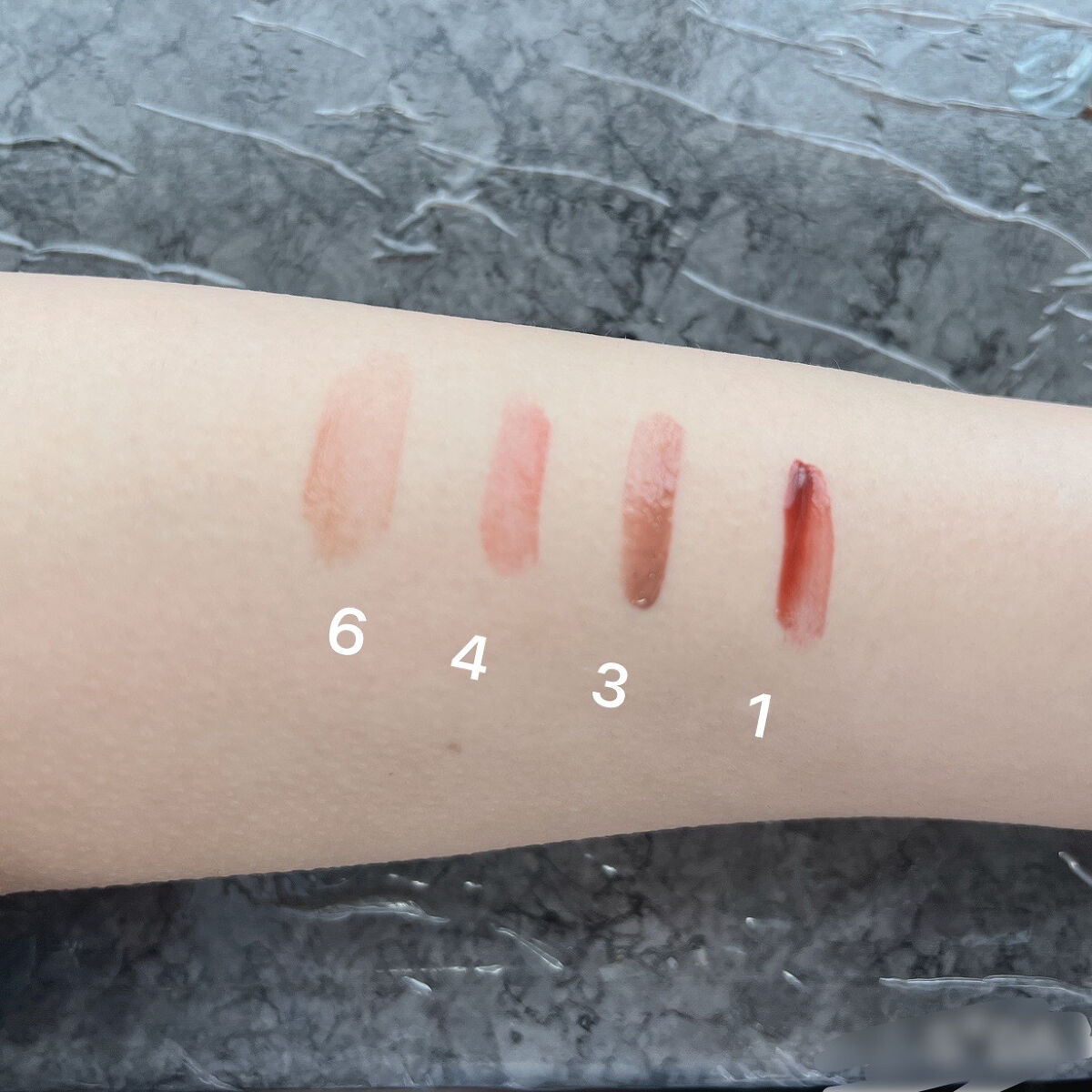 オブジェリキッド 006 Notable/MUZIGAE MANSION/口紅を使ったクチコミ（3枚目）