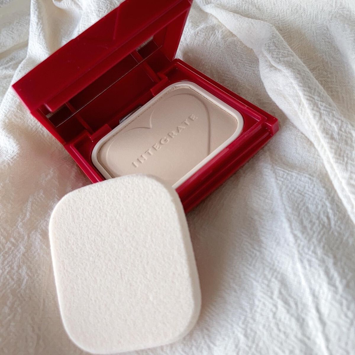 プロフィニッシュファンデーション/インテグレート/パウダーファンデーションを使ったクチコミ(3枚目)