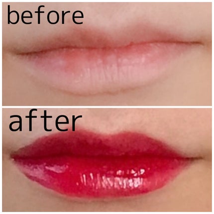 ジューシーラスティングティント/rom&nd/リップティントを使ったクチコミ(4枚目)