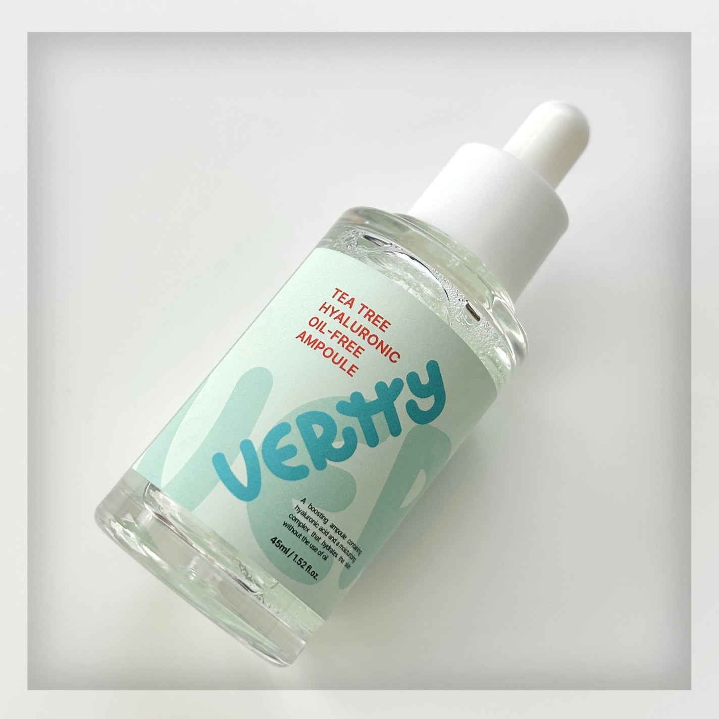 ティーツリーヒアルロン酸オイルフリーアンプル/Vertty/美容液を使ったクチコミ(2枚目)