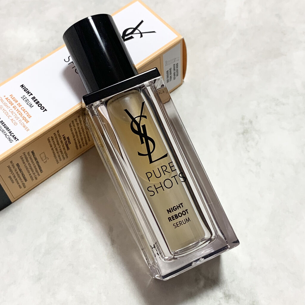 ピュアショット ナイト リチャージセラム/YVES SAINT LAURENT BEAUTE/美容液を使ったクチコミ（1枚目）