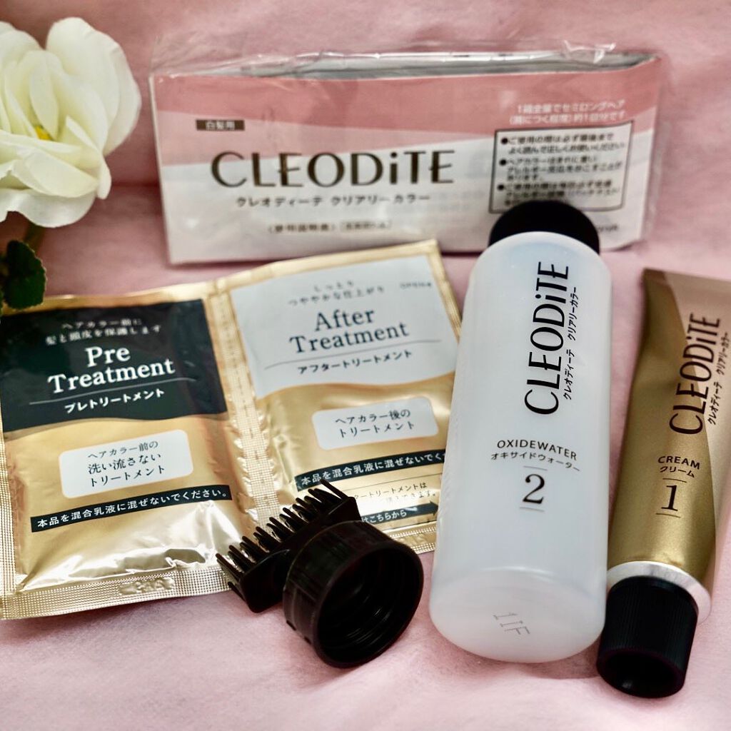クリアリーカラー (白髪用) /クレオディーテ/ヘアカラーを使ったクチコミ（3枚目）