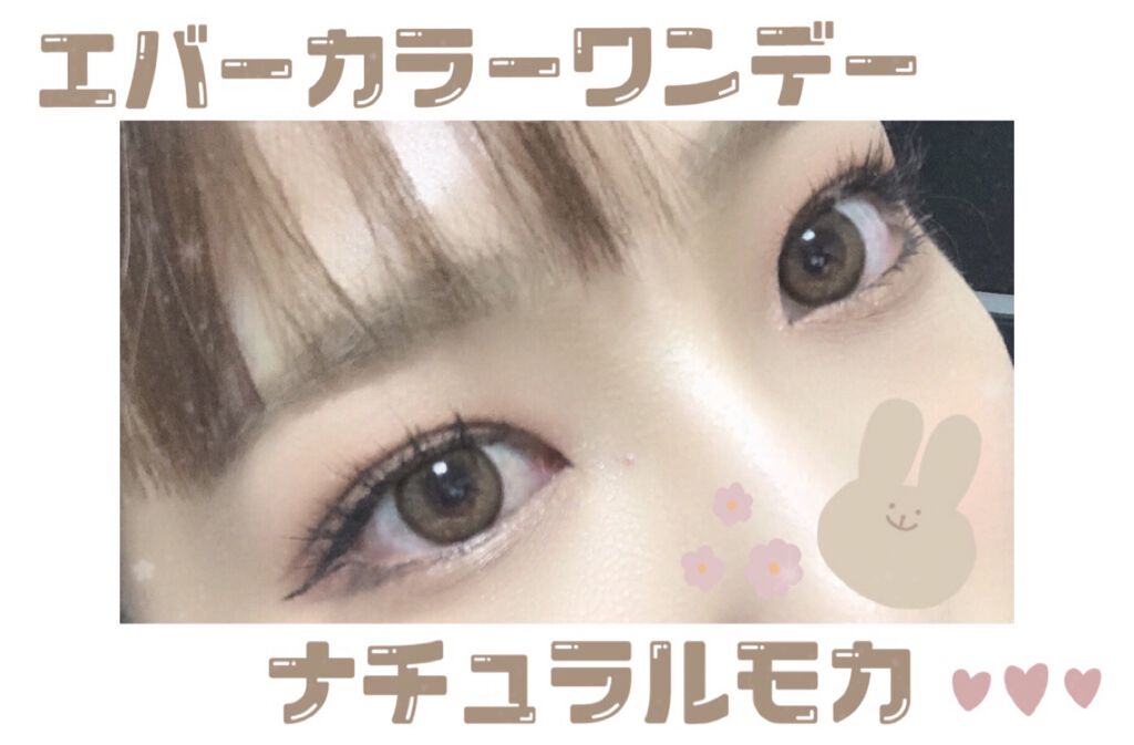 エバーカラーワンデー ナチュラル ナチュラルモカ/エバーカラー/ワンデー（１DAY）カラコンを使ったクチコミ（1枚目）