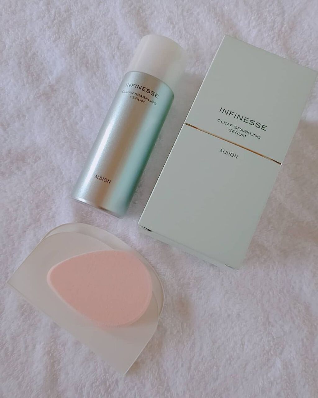 試してみた】アンフィネス クリア スパークリング セラム ALBION