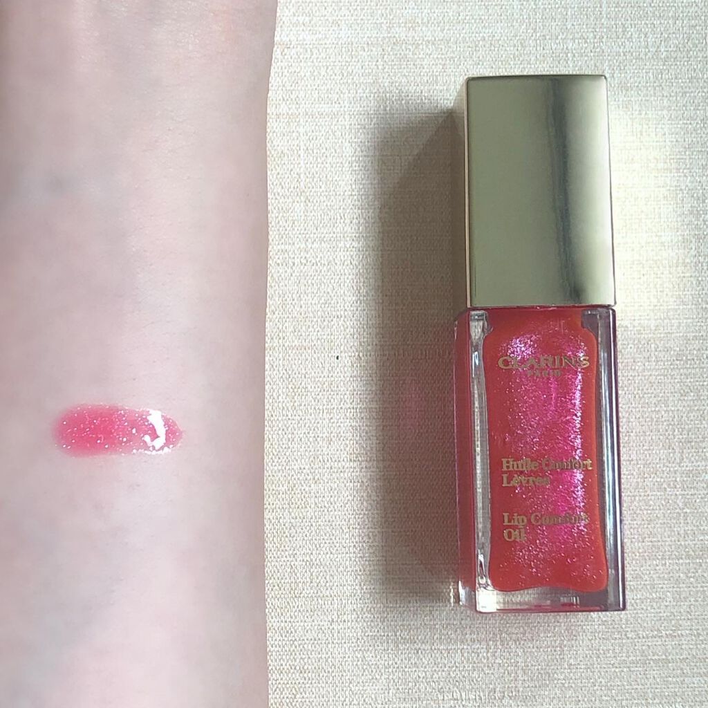 コンフォート リップオイル /CLARINS/リップグロスを使ったクチコミ(2枚目)