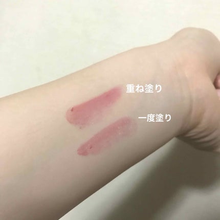 ラスティンググロスリップ/CEZANNE/口紅を使ったクチコミ(3枚目)