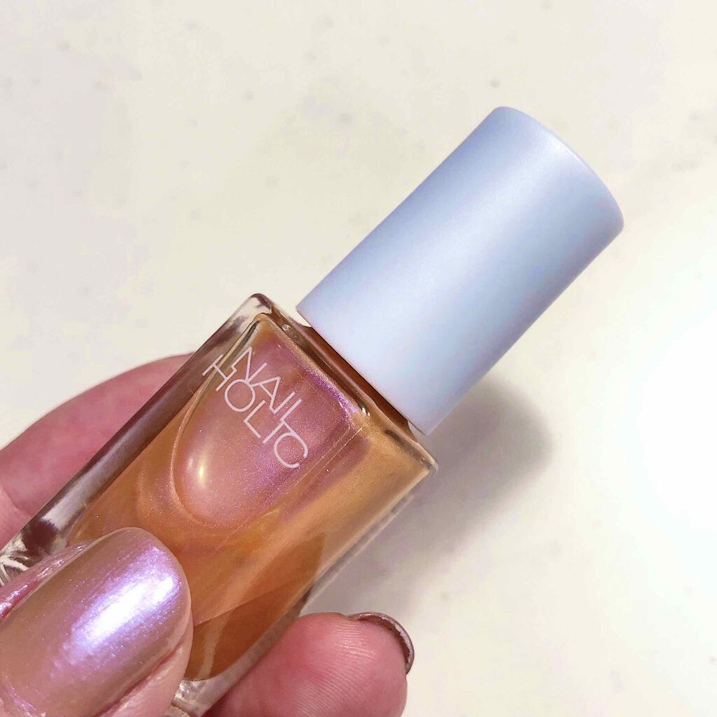 ネイルホリック リミテッドカラー Sea Shell OR270/ネイルホリック/マニキュアを使ったクチコミ（2枚目）