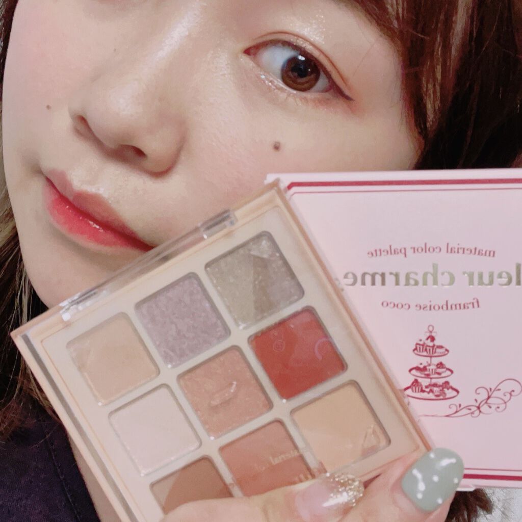 マテリアルカラーパレット/leur charme/アイシャドウパレットを使ったクチコミ（2枚目）