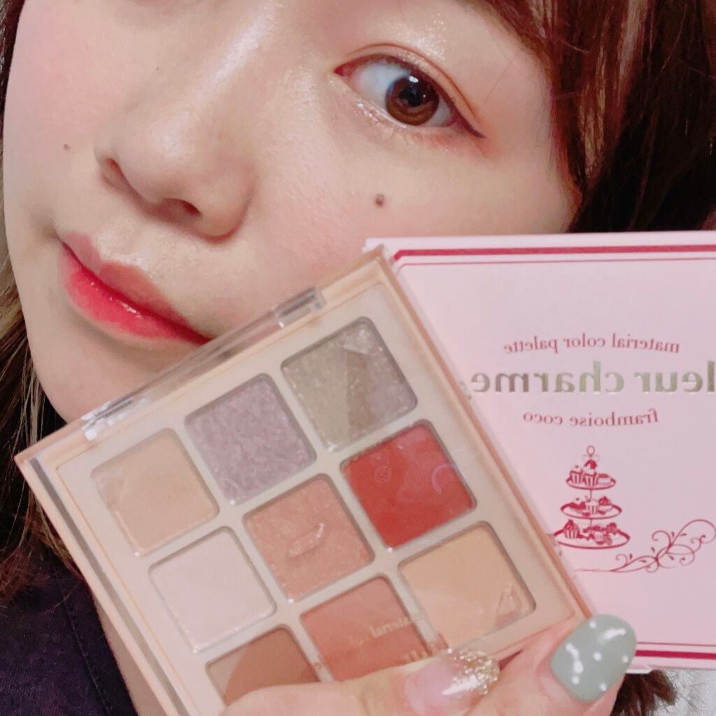 マテリアルカラーパレット/leur charme/アイシャドウパレットを使ったクチコミ(2枚目)