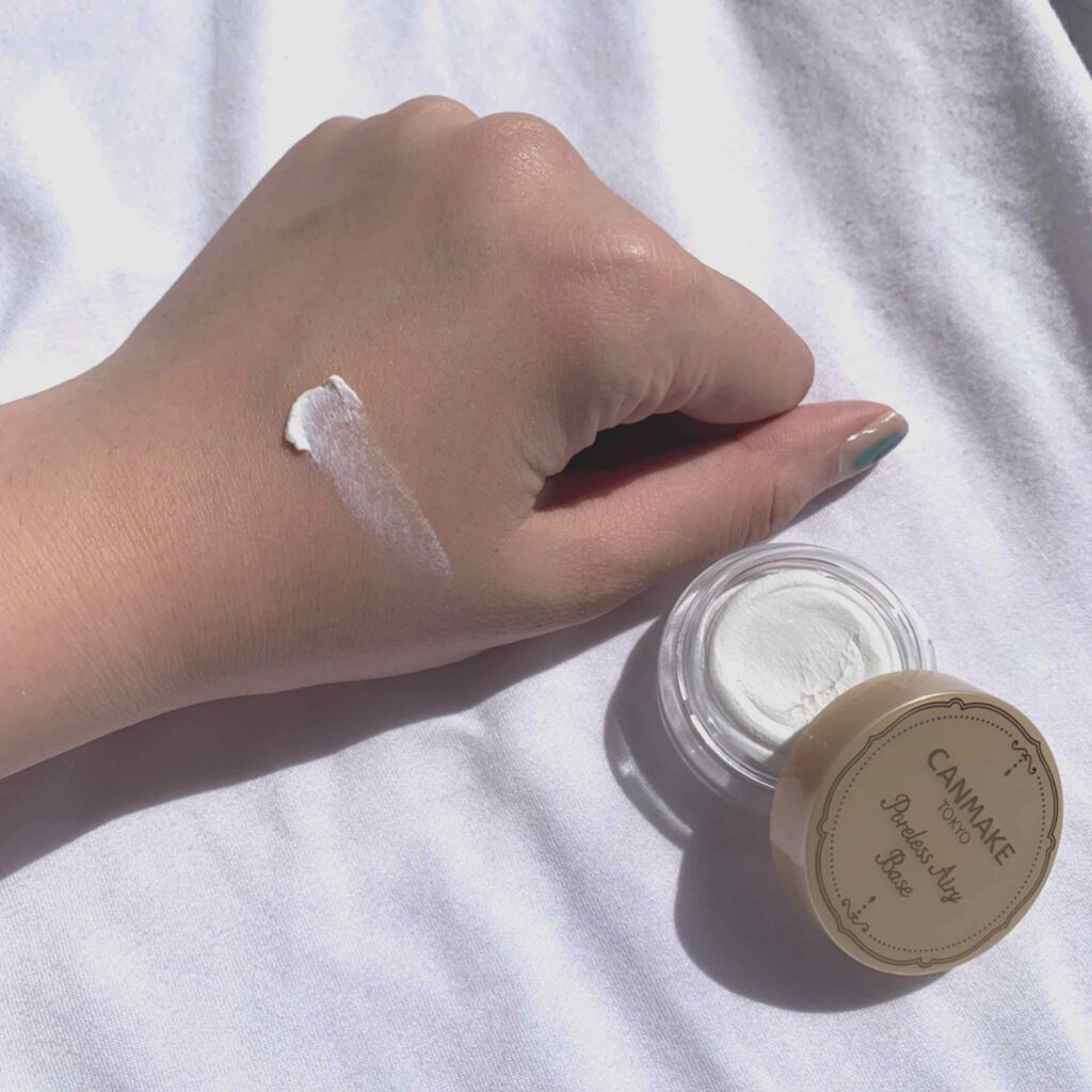 ポアレスエアリーベース/キャンメイク/化粧下地を使ったクチコミ(2枚目)