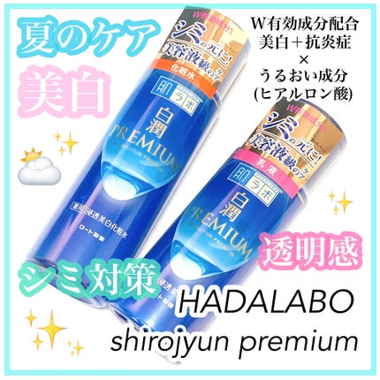 白潤プレミアム薬用浸透美白化粧水/肌ラボ/化粧水を使ったクチコミ(1枚目)