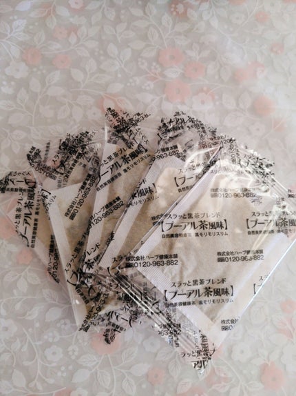 ハーブ健康本舗 黒モリモリスリム(プーアル茶風味) /ハーブ健康本舗/ドリンクを使ったクチコミ(2枚目)