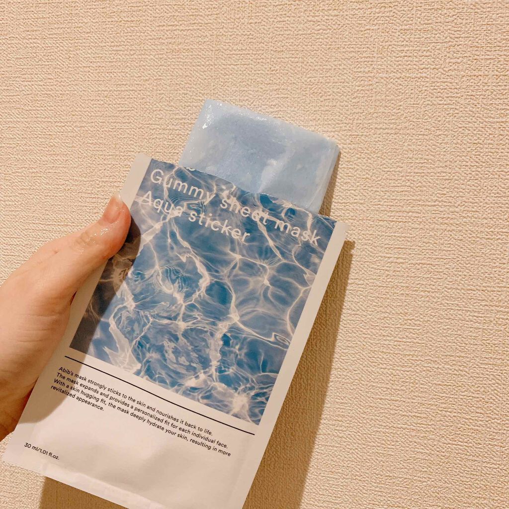 ガムシートマスク アクアステッカー/Abib /シートマスク・パックを使ったクチコミ(3枚目)