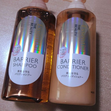 ザビューティ 髪のキメ美容素髪を守る バリアシャンプー/コンディショナー/エッセンシャル/シャンプー・コンディショナーを使ったクチコミ(1枚目)