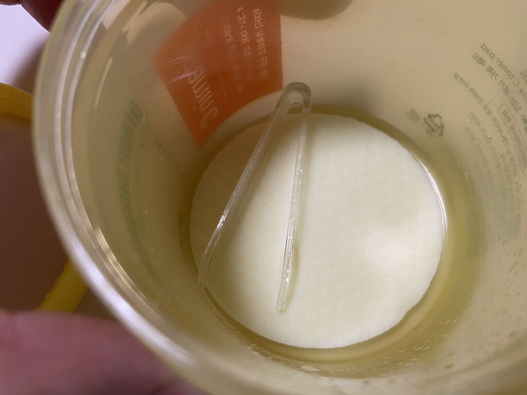 グリーンタンジェリン ビタCダークスポットケアパッド/goodal/トナーパッドを使ったクチコミ（2枚目）