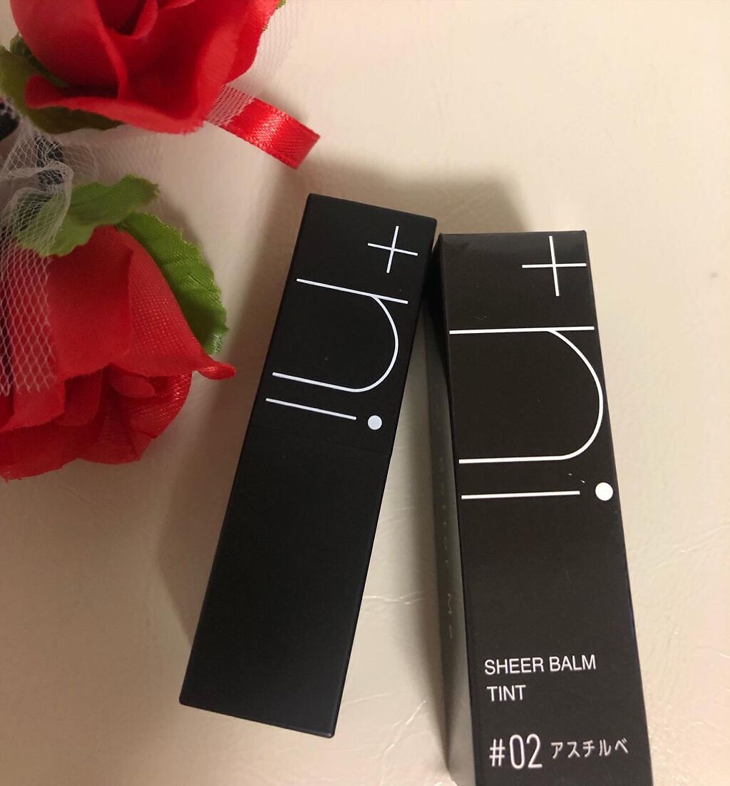 シアーバームティント/＋ni/リップティントを使ったクチコミ（2枚目）