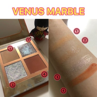 Venus Marble アイシャドウキャットシリーズ/Venus Marble/アイシャドウパレットを使ったクチコミ（2枚目）