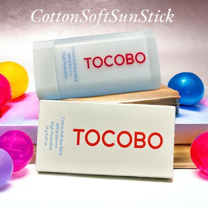 コットンソフトサンスティック/TOCOBO/日焼け止めスティックを使ったクチコミ(1枚目)