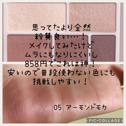 パーフェクトマルチアイズ/キャンメイク/アイシャドウパレットを使ったクチコミ(3枚目)