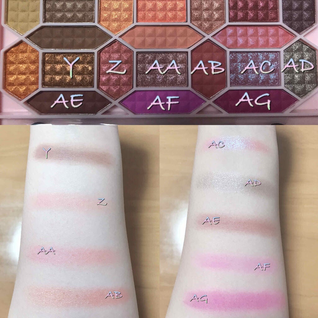 33色プロアイシャドウパレット/Dolly Angel/アイシャドウパレットを使ったクチコミ(4枚目)