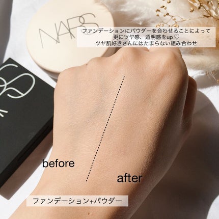 ライトリフレクティングセッティングパウダー プレスト N/NARS/プレストパウダーを使ったクチコミ(7枚目)