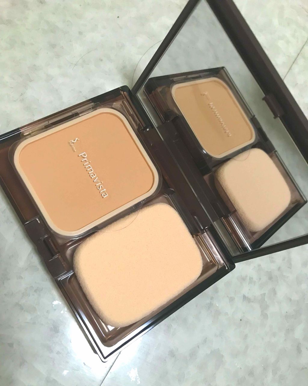 くずれにくい きれいな素肌質感パウダーファンデーション/プリマヴィスタ/パウダーファンデーションを使ったクチコミ（2枚目）